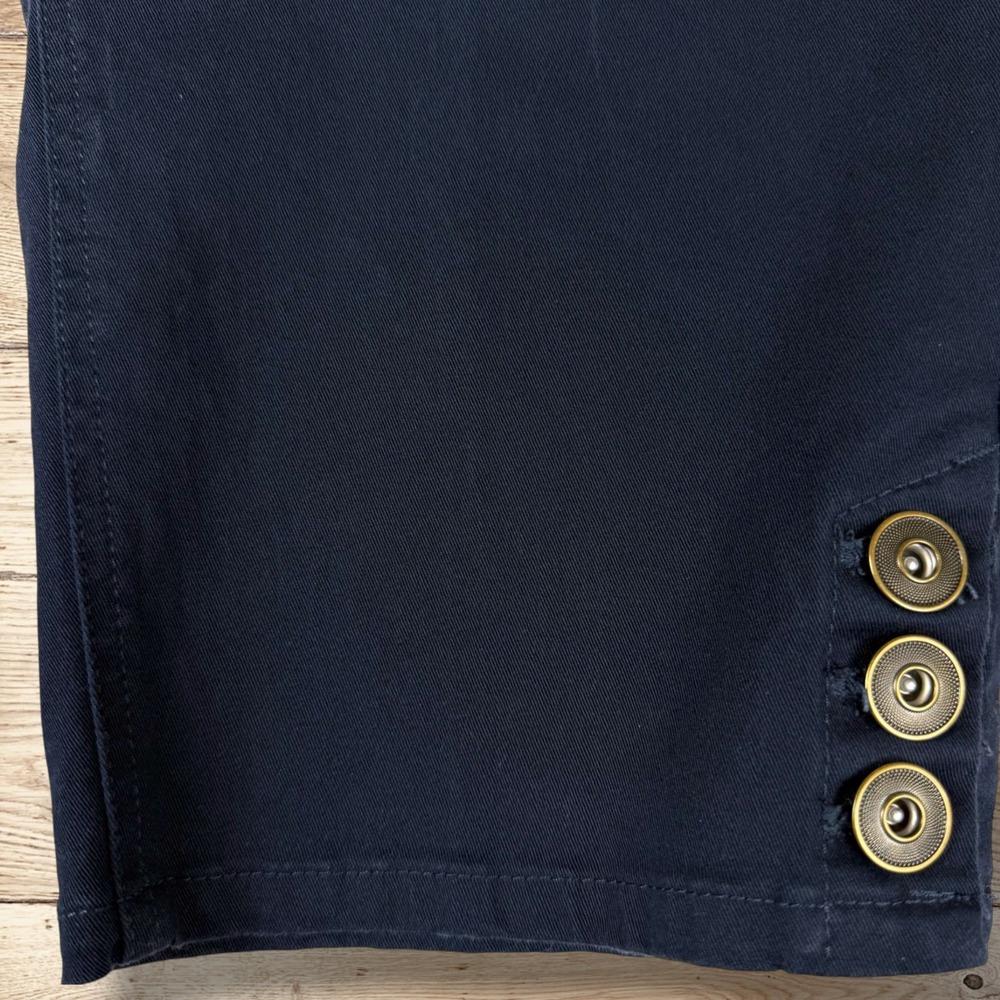 CHRISTOPHER & BANKS Capri Jeans Pants Women's Size‎ 8 Navy - Picture 6 of 9
